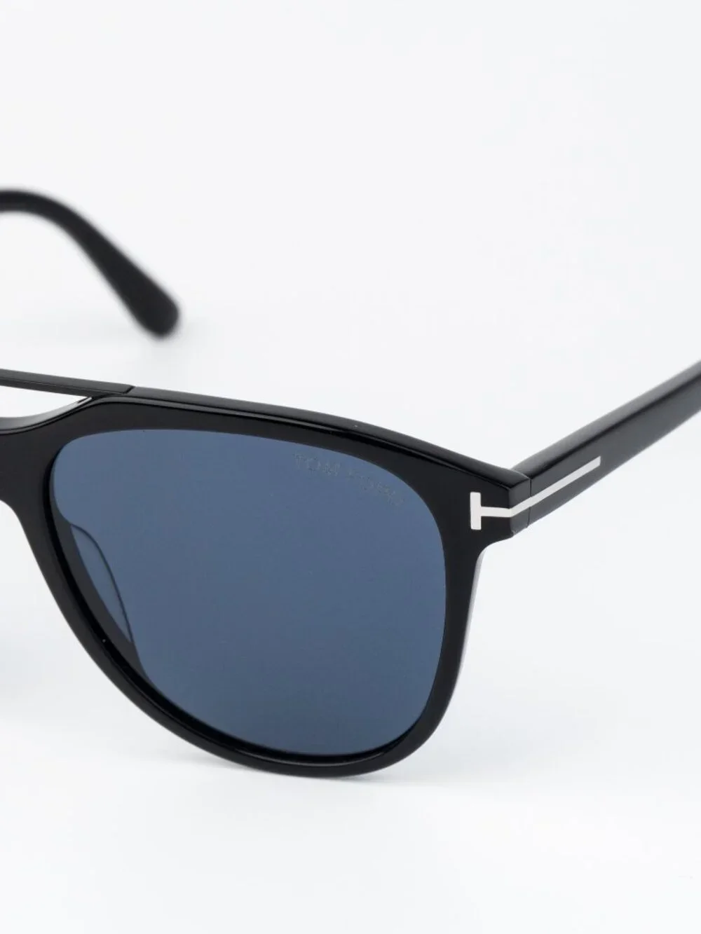 Tom Ford DAMIAN-02 Men Sunglasses Black Blue Pilot FT1098 01V NEW AUTHENTIC
